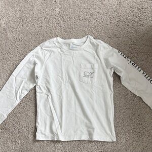 Vineyard Vines Classic White Long Sleeve 5t boys
